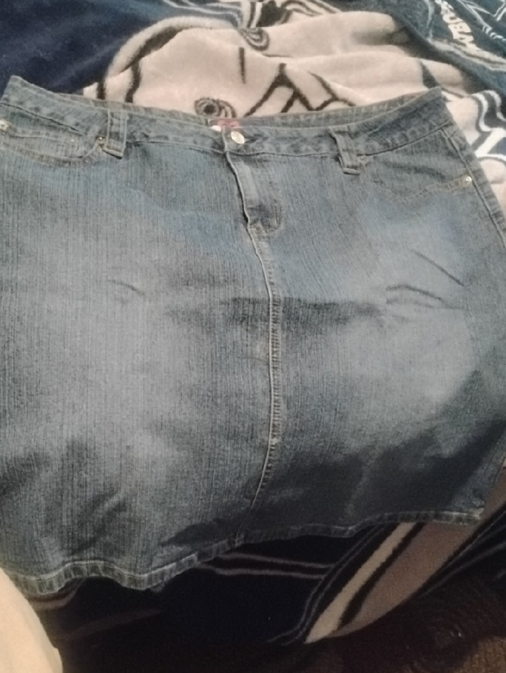 Wahl Blue Denim Mini Skirt